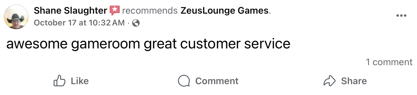 Customer review 1
